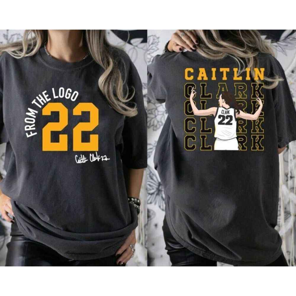 Caitlin Clark Shirt American Clark 22 Basketball Shirt 2 Sided